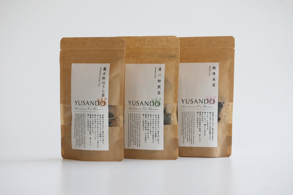 悠三堂】無農薬 お茶ティーバッグ３点セット– 悠三堂 Yusando Online Store