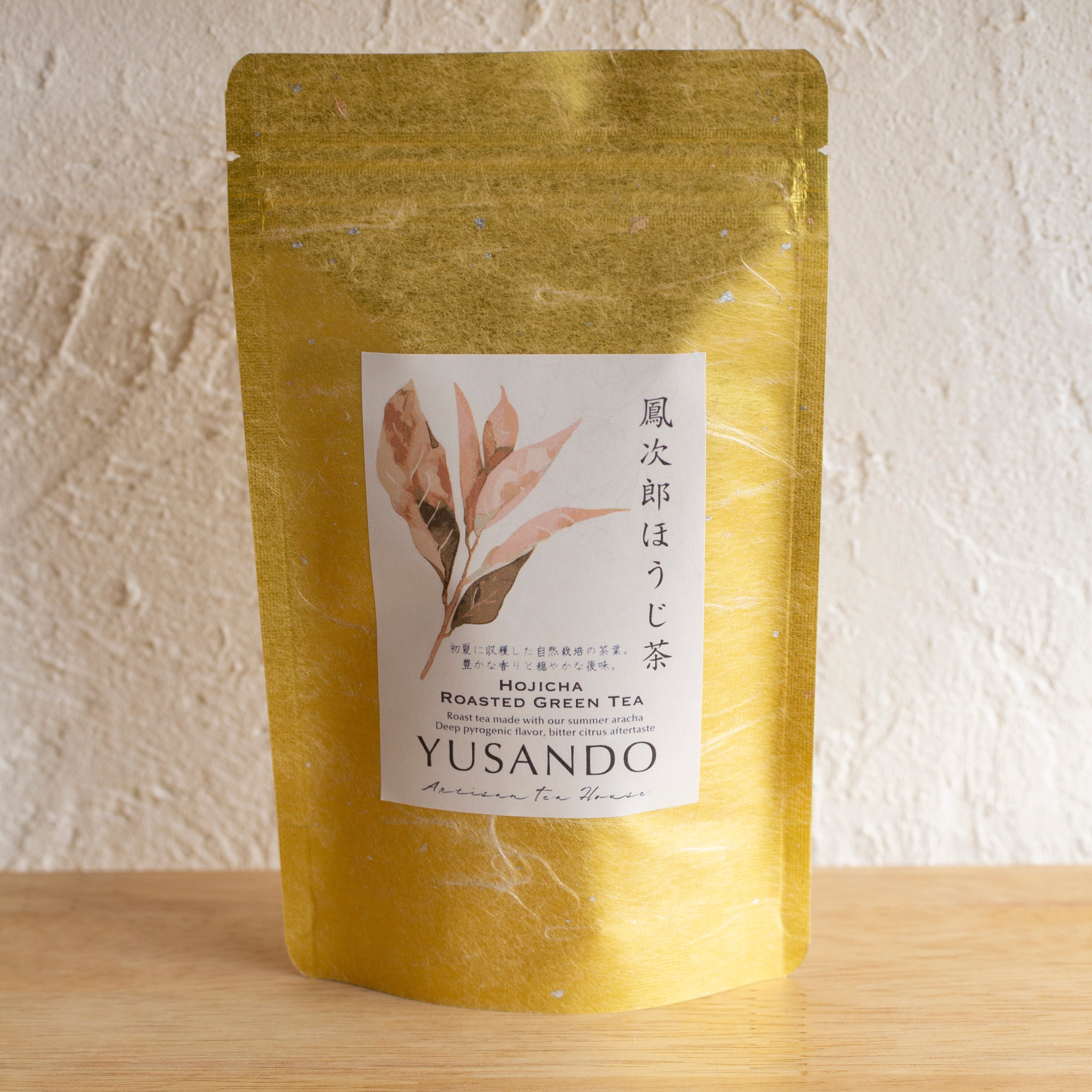 自然栽培】悠三堂 鳳次郎ほうじ茶リーフ 60g 無農薬・無肥料– 悠