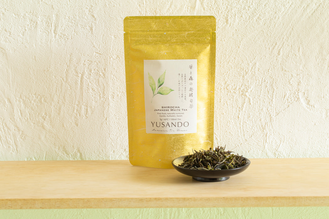【自然栽培 】自然萎凋白茶　リーフ10g